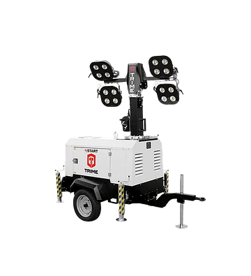 Arriendo Torre de Iluminación Led Trime 4x320w. 5000M2 Lux Alt. 7mts