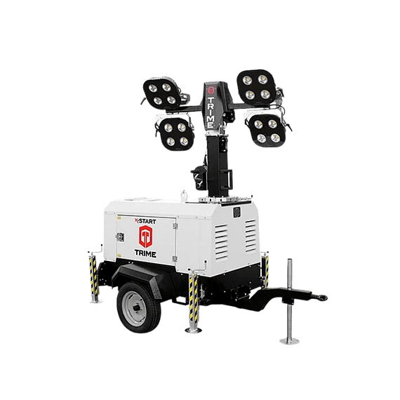 Arriendo Torre de Iluminación Led Trime 4x320w. 5000M2 Lux Alt. 7mts