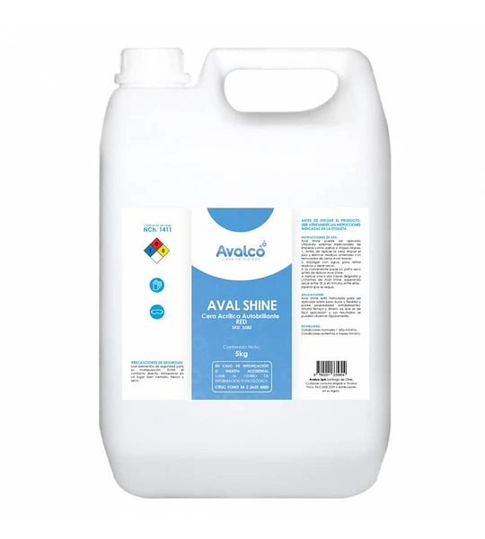 Avalshine Red - Cera Autobrillo 5 Litros
