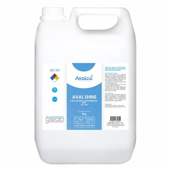 Avalshine Red - Cera Autobrillo 5 Litros