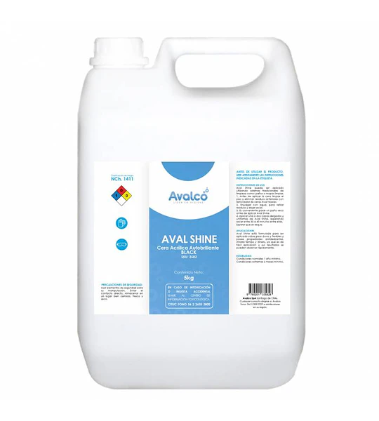 Avalshine Black - Cera Autobrillo 5 Litros