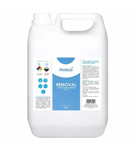 Removal - Limpiador Desoxidante y Desincrustante 5 Litros