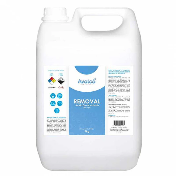 Removal - Limpiador Desoxidante y Desincrustante 5 Litros