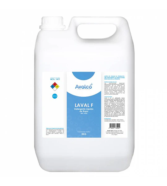 Laval FC - Detergente Para Ropa 5 Litros