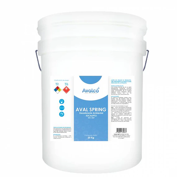 Aval Spring - Desodorante Ambiental aroma Eucalipto  20 Litros