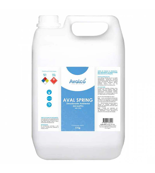 Aval Spring - Desodorante Ambiental aroma Eucalipto 5 Litros