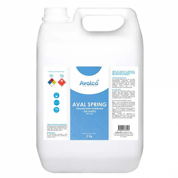 Aval Spring - Desodorante Ambiental aroma Eucalipto 5 Litros