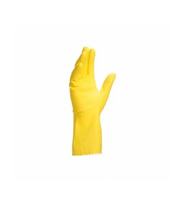 Guante de latex amarillo S