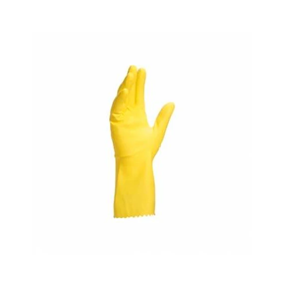 Guante de latex amarillo  L