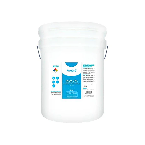 Inoxval -  Limpiador Ácido Para Acero Inoxidable 20 Litros