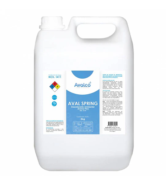 Aval Spring - Desodorante Ambiental aroma Pino 5 Litros