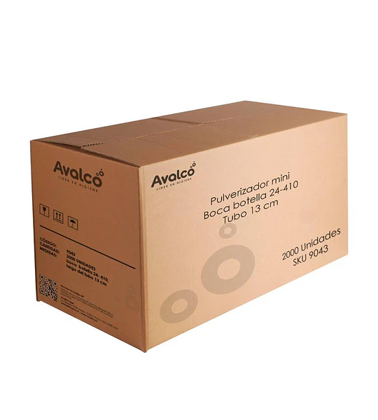 Repuesto de Pulverizador Mini Boca - Botella 24-410 Tubo 13cm Caja de 2000 Uni