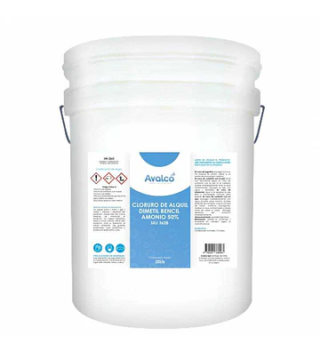 Cloruro de Alquil Dimetil Bencil Amonio 50% 20 Litros