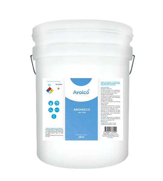 Amoníaco 25% Líquido 20 Litros