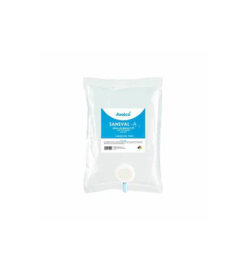 Saneval-A  Sanitizante 70% 1 Litro Bolsa desechable