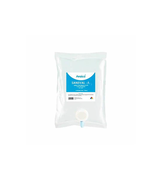 Saneval-A  Sanitizante 70% 1 Litro Bolsa desechable