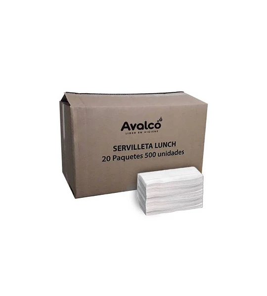 Servilletas Lunch (Caja 20 paquetes x 250 unidades)