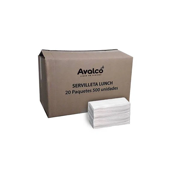 Servilletas Lunch (Caja 20 paquetes x 250 unidades)