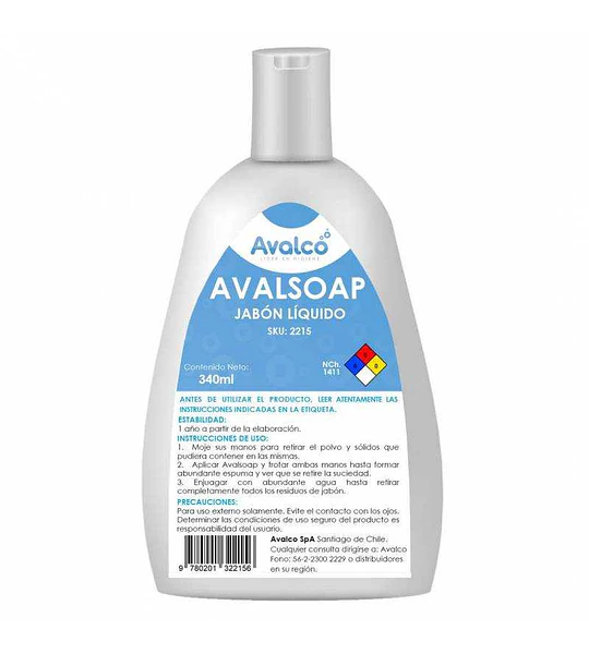 Avalsoap - Jabón Líquido 340 ml
