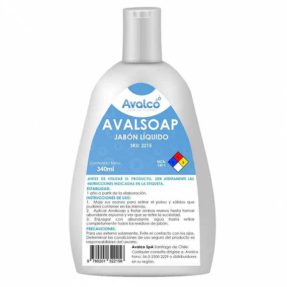 Avalsoap - Jabón Líquido 340 ml