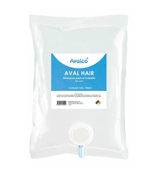 Aval Hair - Shampoo Para Cabello 1 Litro Bolsa desechable