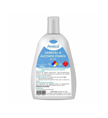 Saneval-A  Sanitizante 70% 340 ml