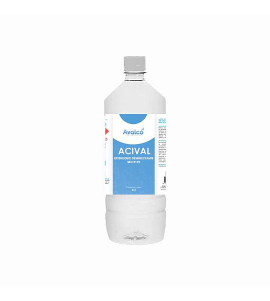 Acival - Detergente Desinfectante De Alta Espuma 1 Litro