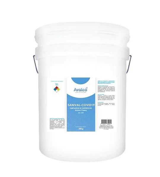 Sanival-Covid19 - Limpia Superficies 20 Litros