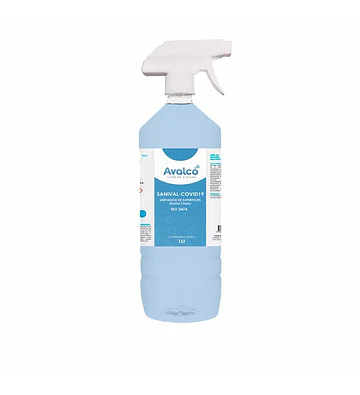 Sanival-Covid19 - Limpia Superficies 1 Litro con gatillo