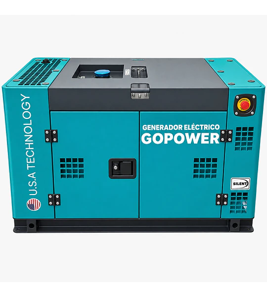 Generador Diésel Insonorizado GOPOWER GP-30000W | 25 kVA nominales