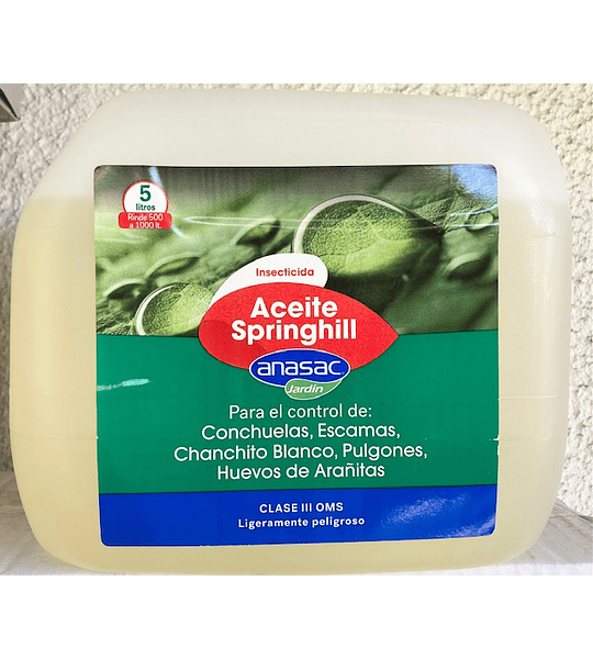 INSECTICIDA ACEITE SPRINGHILL (5 LT)