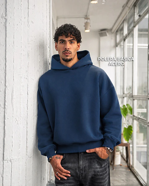 POLERA BASICA ACERO
