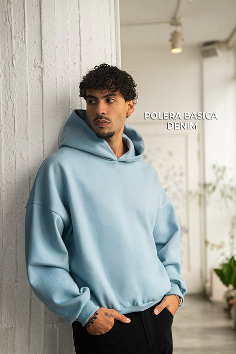 POLERA BASICA DENIM