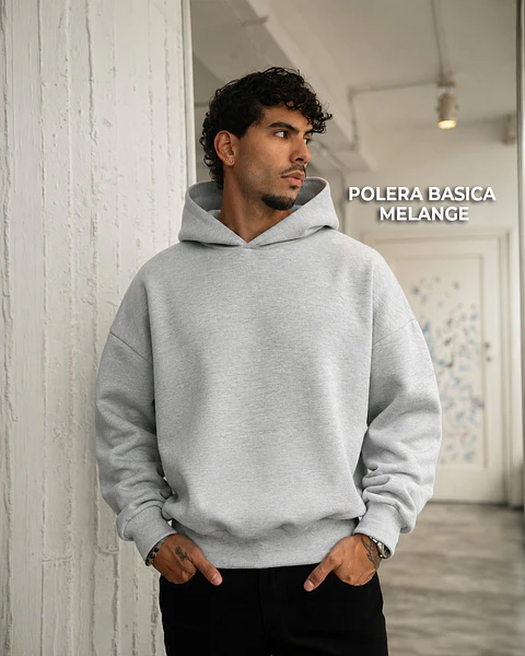 POLERA BASICA MELANGE