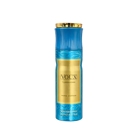 Desodorante Voux Turquoise Paris Corner Perfumed Spray 200Ml Unisex