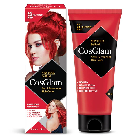 Tintura fantasía Semi Permanent Hair Color valentine red 120g