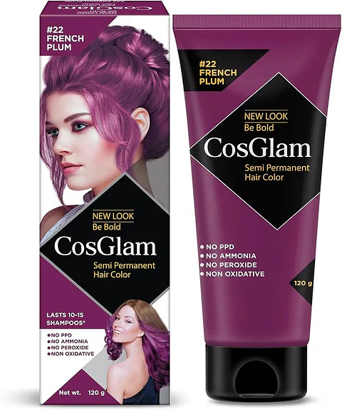 Tintura fantasía Semi Permanent Hair Color french plum 120g