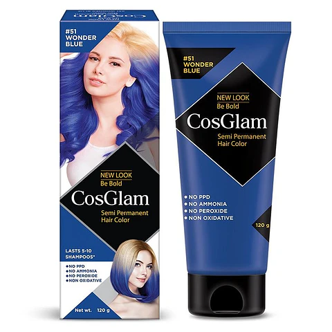 Tintura fantasía Semi Permanent Hair Color wonder blue 120g