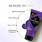 Tintura fantasía Semi Permanent Hair Color purple blue 120g - Miniatura 3