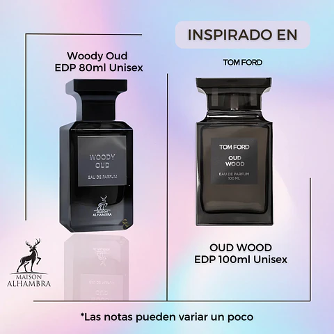 Woody Oud Maison Alhambra Edp 80Ml Unisex- Inspirado En Oud Wood De Tom Ford