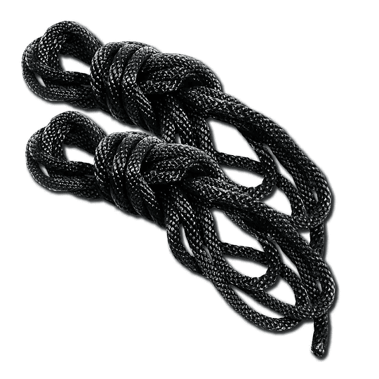 Cuerdas para amarrar negras