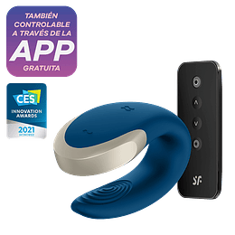 Vibrador para Parejas Bluetooth Satisfyer Double Love