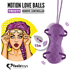 Bolita Vibradora Motion Love Balls TWISTY c/ control remoto