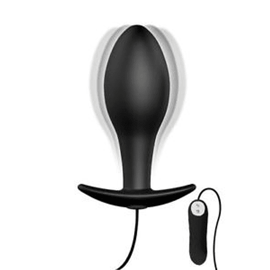 Vibrador Plug Anal c/Control