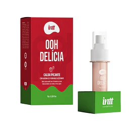 Gel Besable Cálido y Vibrante con Sabores Intt