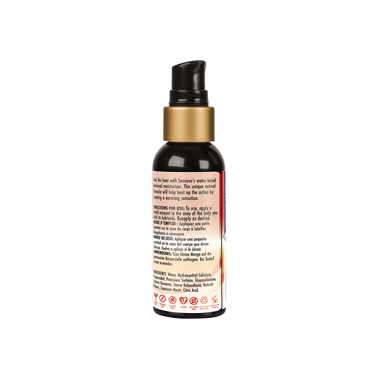 Lubricante a Base de Agua Cálido Heat Wave