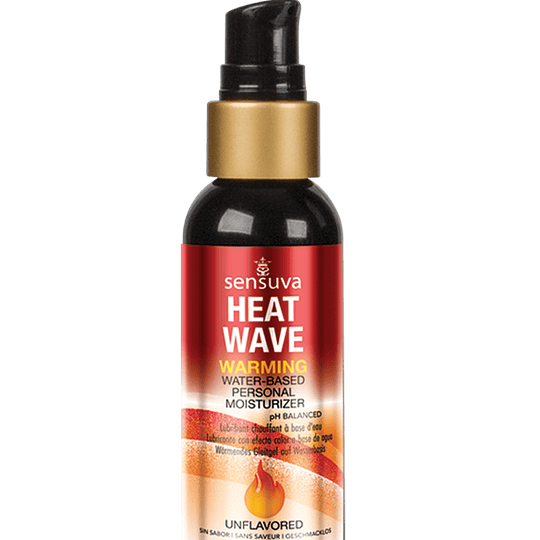 Lubricante a Base de Agua Cálido Heat Wave