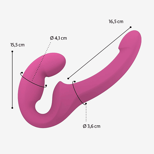 Dildo Doble sin Arnés Fun Factory SHARE LITE