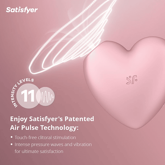 Vibrador Succionador Satisfyer Cutie Heart