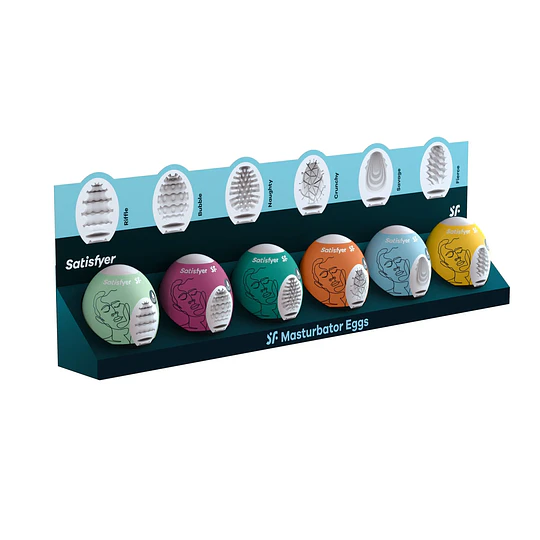 Set Satisfyer de 6 Huevos Masturbadores 